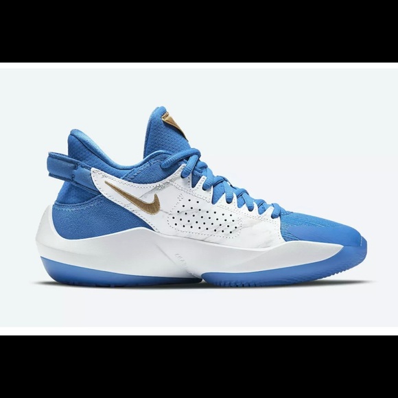 Nike Zoom Freak 2 GS “Signal Blue” Metallic Gold White CZ4177-408 Men's Sizes - Picture 3 of 6